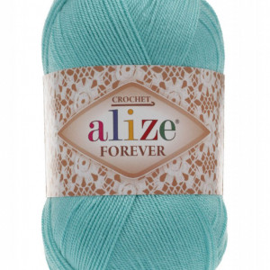Fir de tricotat sau crosetat - Fir microfibra ALIZE FOREVER BLEO 376