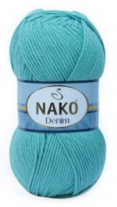 Fir de tricotat sau crosetat - FIR NAKO DENIM AZUR 11579