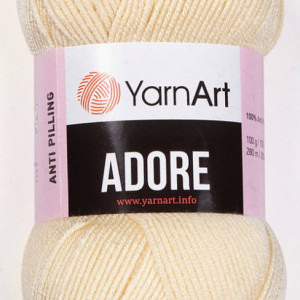 Fir de tricotat sau crosetat - Fire acril anti pilling YARNART ADORE COD 331