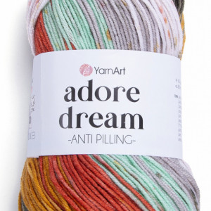 Fir de tricotat sau crosetat - Fire acril anti pilling YARNART ADORE DREAM COD 1069