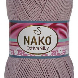 Fir de tricotat sau crosetat - Fire amestec Bumbac + Bambus NAKO ESTIVA SILKY 12928