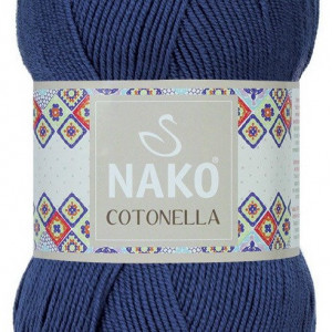 Fir de tricotat sau crosetat - Fire NAKO COTONELLA ALBASTRU 2181