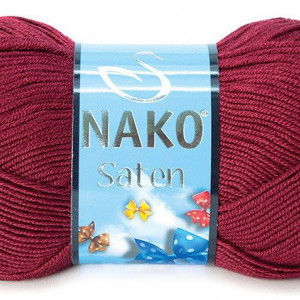 Fir de tricotat sau crosetat - Fire Nako SATEN GRENA 999