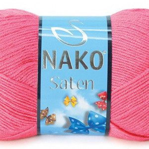 Fir de tricotat sau crosetat - Fire Nako SATEN ROZ 236