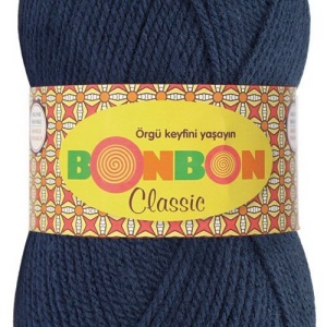 Fir de tricotat sau crosetat - Fire tip mohair din acril BONBON CLASIC BLEOMAREN 98207