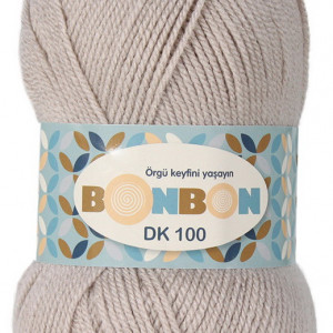 Fir de tricotat sau crosetat - Fire tip mohair din acril BONBON DK GRI 98330