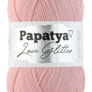 Fir de tricotat sau crosetat - Fire tip mohair din acril Kamgarn Papatya Love Glitter COD 4120