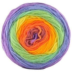 Fir de tricotat sau crosetat - Fire tip mohair din acril Kamgarn Papatya CAKE degrade 225