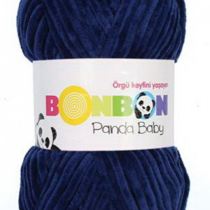 Fir de tricotat sau crosetat - Fire tip mohair din acril NAKO BONBON PANDA BABY ALBASTRU 3096