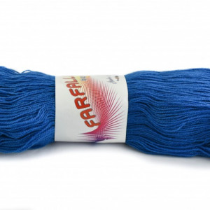 Fir de tricotat sau crosetat - Fire tip mohair din acril (PNA) Canguro Farfalle ALBASTRU 335