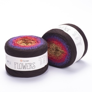 Fir de tricotat sau crosetat - Fire YARNART FLOWERS COD 265