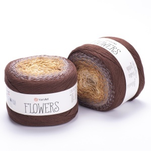 Fir de tricotat sau crosetat - Fire YARNART FLOWERS COD 284
