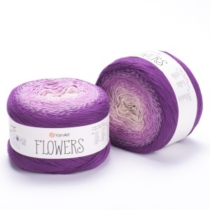 Fir de tricotat sau crosetat - Fire YARNART FLOWERS COD 290