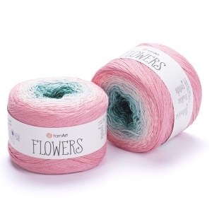 Fir de tricotat sau crosetat - Fire YARNART FLOWERS COD 292