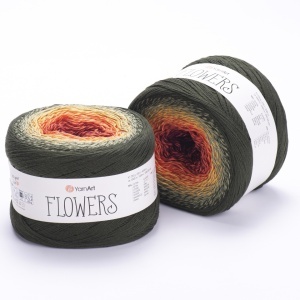 Fir de tricotat sau crosetat - Fire YARNART FLOWERS COD 302