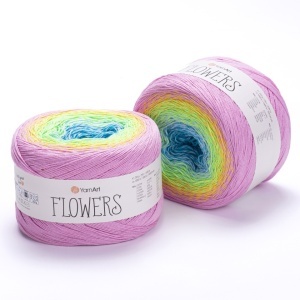 Fir de tricotat sau crosetat - Fire YARNART FLOWERS COD 312