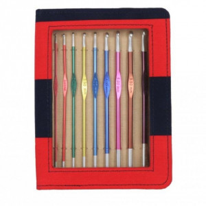 KnitPro ZING - set crosete un singur capat si maner ergonomic