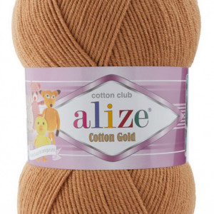 Fir de tricotat sau crosetat - Fir ALIZE COTTON GOLD BEJ 499
