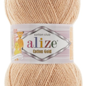 Fir de tricotat sau crosetat - Fir ALIZE COTTON GOLD BEJ 964