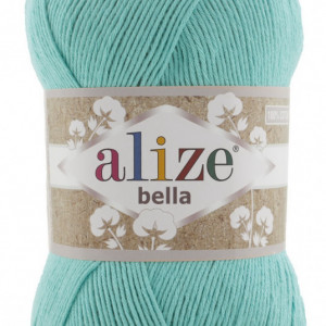 Fir de tricotat sau crosetat - Fir BUMBAC 100% ALIZE BELLA 100 - VERNIL 477
