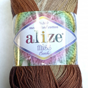 Fir de tricotat sau crosetat - Fir BUMBAC 100% ALIZE MISS BATIK DEGRADE 3300