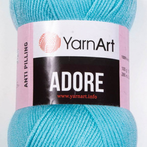 Fir de tricotat sau crosetat - Fire acril anti pilling YARNART ADORE COD 342