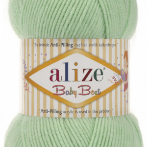 Fir de tricotat sau crosetat - Fire amestec acril anti pilling + bambus ALIZE BABY BEST VERNIL 41