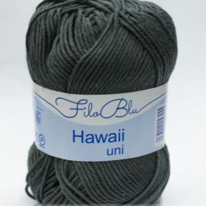 Fir de tricotat sau crosetat - Fire amestec Bumbac 100% GRUNDL HAWAII UNI - GRI - 10