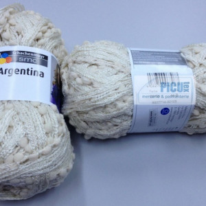 Fir de tricotat sau crosetat - Fire pretricotat esarfa Argentina A105