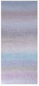 Fir de tricotat sau crosetat - Fire tip mohair acril NAKO MOHAIR DELICATE COLORFLOW DEGRADE 28181 - Img 2