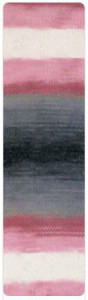 Fir de tricotat sau crosetat - Fire tip mohair din acril Alize Angora Gold Batik degrade 1602 - Img 2