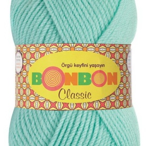 Fir de tricotat sau crosetat - Fire tip mohair din acril BONBON CLASIC VERNIL 98203