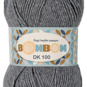 Fir de tricotat sau crosetat - Fire tip mohair din acril BONBON DK GRI 98242