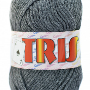 Fir de tricotat sau crosetat - Fire tip mohair din acril CANGURO - TRIS GRI 342