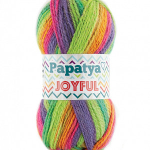 Fir de tricotat sau crosetat - Fire tip mohair din acril Kamgarn Papatya Joyful degrade 16