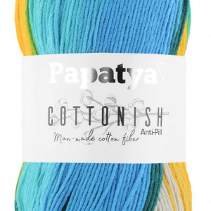 Fir de tricotat sau crosetat - Fire tip mohair din acril Kamgarn Papatya Cottonish degrade 11