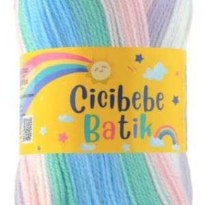 Fir de tricotat sau crosetat - Fire tip mohair din acril Kamgarn Cicibebe Batik degrade 78