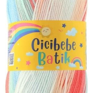 Fir de tricotat sau crosetat - Fire tip mohair din acril Kamgarn Cicibebe Batik degrade 79