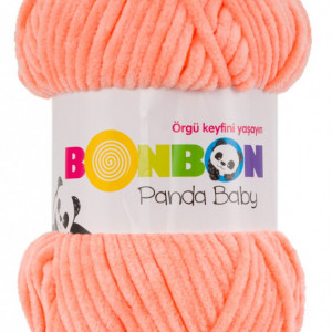 Fir de tricotat sau crosetat - Fire tip mohair din acril NAKO BONBON PANDA BABY FREZ 3120