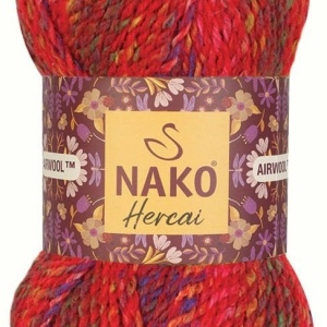 Fir de tricotat sau crosetat - Fire tip mohair din acril NAKO HERCAI DEGRADE 28028