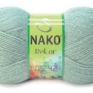Fir de tricotat sau crosetat - Fire tip mohair din acril premium Nako REKOR GRI 292