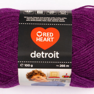 Fir de tricotat sau crosetat - Fire tip mohair din acril RED HEART DETROIT 98585