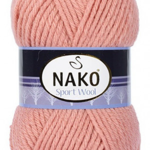 Fir de tricotat sau crosetat - Fire tip mohair din acril si lana Nako Sport Wool FREZ 2807