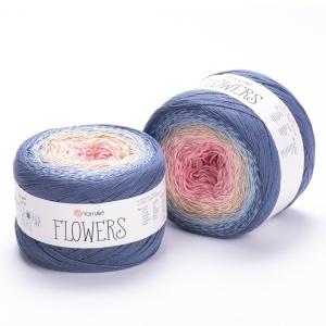 Fir de tricotat sau crosetat - Fire YARNART FLOWERS COD 262