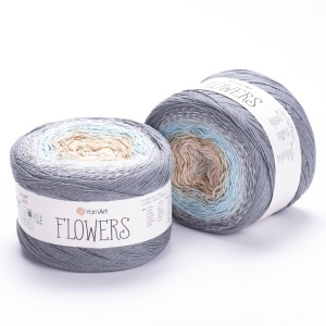 Fir de tricotat sau crosetat - Fire YARNART FLOWERS COD 268