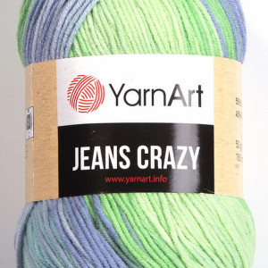 Fir de tricotat sau crosetat - Fire YARNART JEANS CRAZY COD 8208