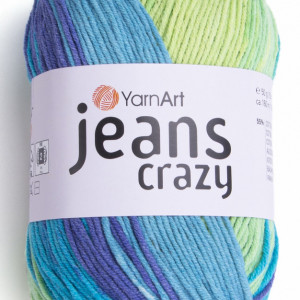 Fir de tricotat sau crosetat - Fire YARNART JEANS CRAZY COD 8218