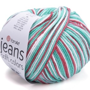 Fir de tricotat sau crosetat - Fire YARNART JEANS SOFT COLORS COD 6215