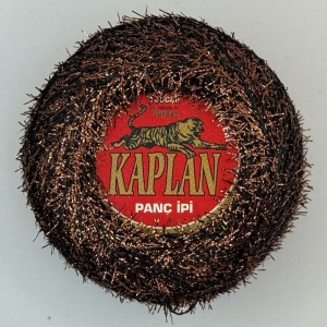 Fir de crosetat polyester KAPLAN KRISTAL MARO METALIC