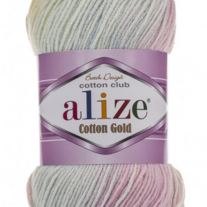 Fir de tricotat sau crosetat - Fir ALIZE COTTON GOLD BATIK - DEGRADE 6785